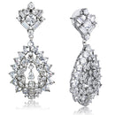 Jewelry Sets Body Jewelry 3W933 Rhodium Brass Jewelry Sets with AAA Grade CZ Alamode Fashion Jewelry Outlet