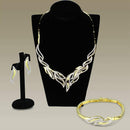 Jewelry Sets Body Jewelry 3W941 Gold+Rhodium Brass Jewelry Sets with AAA Grade CZ Alamode Fashion Jewelry Outlet