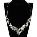Jewelry Sets Body Jewelry 3W941 Gold+Rhodium Brass Jewelry Sets with AAA Grade CZ Alamode Fashion Jewelry Outlet