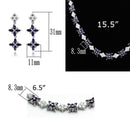 Jewelry Sets Body Jewelry LO2324 Rhodium Brass Jewelry Sets with AAA Grade CZ Alamode Fashion Jewelry Outlet