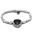 Body Jewelry LO2327 Rhodium Brass Jewelry Sets with AAA Grade CZ