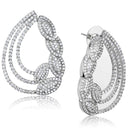 Jewelry Sets Costume Jewelry 3W922 Rhodium Brass Jewelry Sets with AAA Grade CZ Alamode Fashion Jewelry Outlet