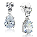 Jewelry Sets Costume Jewelry 3W925 Rhodium Brass Jewelry Sets with AAA Grade CZ Alamode Fashion Jewelry Outlet