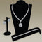 Jewelry Sets Costume Jewelry 3W927 Rhodium Brass Jewelry Sets with AAA Grade CZ Alamode Fashion Jewelry Outlet