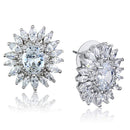 Jewelry Sets Costume Jewelry 3W927 Rhodium Brass Jewelry Sets with AAA Grade CZ Alamode Fashion Jewelry Outlet