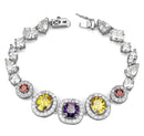 Jewelry Sets Costume Jewelry 3W930 Rhodium Brass Jewelry Sets with AAA Grade CZ Alamode Fashion Jewelry Outlet
