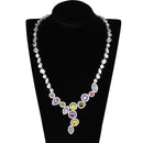 Jewelry Sets Costume Jewelry 3W930 Rhodium Brass Jewelry Sets with AAA Grade CZ Alamode Fashion Jewelry Outlet