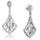 Jewelry Sets Costume Jewelry 3W931 Rhodium Brass Jewelry Sets with AAA Grade CZ Alamode Fashion Jewelry Outlet
