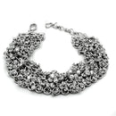 Jewelry LO2344 Rhodium Brass Jewelry Sets with AAA Grade CZ