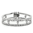 Jewelry LO2428 Rhodium Brass Jewelry Sets with AAA Grade CZ