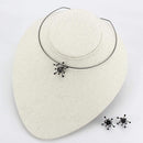 Jewelry LO4726 Ruthenium White Metal Jewelry Sets with Top Grade Crystal