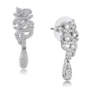 Vintage Jewelry 3W1413 Rhodium Brass Jewelry Sets with AAA Grade CZ