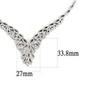 Vintage Jewelry 3W1414 Rhodium Brass Jewelry Sets with AAA Grade CZ