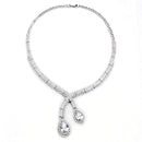 Vintage Jewelry 3W1416 Rhodium Brass Jewelry Sets with AAA Grade CZ