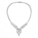 Vintage Jewelry 3W1418 Rhodium Brass Jewelry Sets with AAA Grade CZ