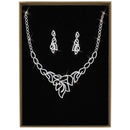Vintage Jewelry 3W1420 Rhodium Brass Jewelry Sets with AAA Grade CZ