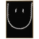 Vintage Jewelry 3W1421 Rhodium Brass Jewelry Sets with AAA Grade CZ