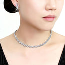 Vintage Jewelry 3W1421 Rhodium Brass Jewelry Sets with AAA Grade CZ