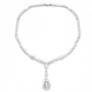 Vintage Jewelry 3W1422 Rhodium Brass Jewelry Sets with AAA Grade CZ