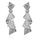 Women's Jewelry 3W1096 Rhodium Brass Jewelry Sets with AAA Grade CZ
