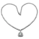 Women's Jewelry 3W1244 Rhodium Brass Jewelry Sets with AAA Grade CZ