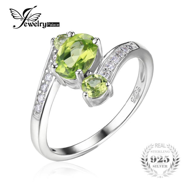 JewelryPalace 3 Stones Natural Peridot Ring Gemstone Solid 925 Sterling Silver Women Hot Fabulous Vintage Charm Fine Jewelry-6-JadeMoghul Inc.