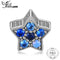 Jewelrypalace 925 Sterling Silver Blue Bubble Star Shaped Beads Charms Fit Bracelets Gifts For Her Anniversary Fashion Jewelry--JadeMoghul Inc.