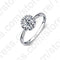 JEXXI High Quality 3 Styles AAA Cubic Zirconia 925 Sterling Silver Jewelry Classic Engagement Ring for Women Free Shipping-6-flower cz-JadeMoghul Inc.