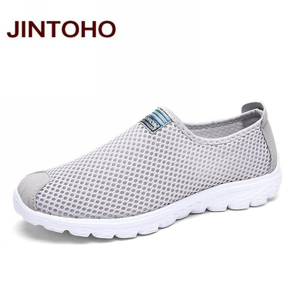 JINTOHO Unisex Summer Breathable Mesh Men Shoes Lightweight Men Flats Fashion Casual Male Shoes Brand Designer Men Loafers-shen lan-4.5-JadeMoghul Inc.