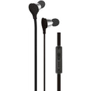 Jive Noise-Isolating Earbuds with Microphone & Volume Control (Black)-Headphones & Headsets-JadeMoghul Inc.
