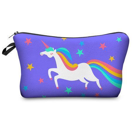 Jom Tokoy 3D Printing Unicorn Makeup Bags Multicolor Pattern Cute Cosmetics Pouchs For Travel Ladies Pouch Women Cosmetic Bag-hzb786-JadeMoghul Inc.