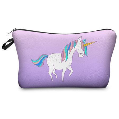 Jom Tokoy 3D Printing Unicorn Makeup Bags Multicolor Pattern Cute Cosmetics Pouchs For Travel Ladies Pouch Women Cosmetic Bag-hzb787-JadeMoghul Inc.