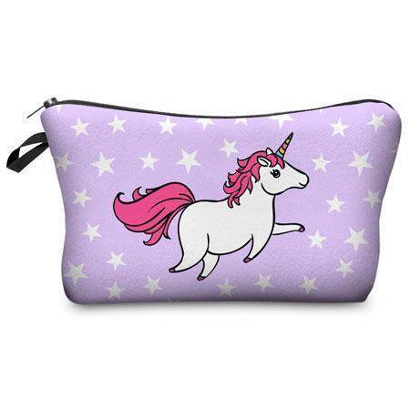 Jom Tokoy 3D Printing Unicorn Makeup Bags Multicolor Pattern Cute Cosmetics Pouchs For Travel Ladies Pouch Women Cosmetic Bag-hzb790-JadeMoghul Inc.