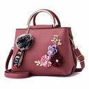 JOOZ 2018 color flowers shell Women's tote Leather Clutch Bag small Ladies Handbags Brand Women Messenger Bags Sac A Main Femme-Rubber pink-JadeMoghul Inc.