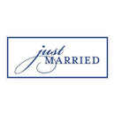 Just Married License Plate Berry (Pack of 1)-Wedding Signs-Black-JadeMoghul Inc.