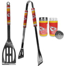 Kansas City Chiefs 2pc BBQ Set with Tailgate Salt & Pepper Shakers-Tailgating Accessories-JadeMoghul Inc.