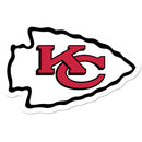Kansas City Chiefs 8 inch Auto Decal-Automotive Accessories-JadeMoghul Inc.