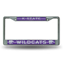 Jeep License Plate Frame Kansas State Bling Chrome Frame