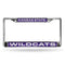 Mercedes Benz License Plate Frame Kansas State Purple Laser Chrome Frame