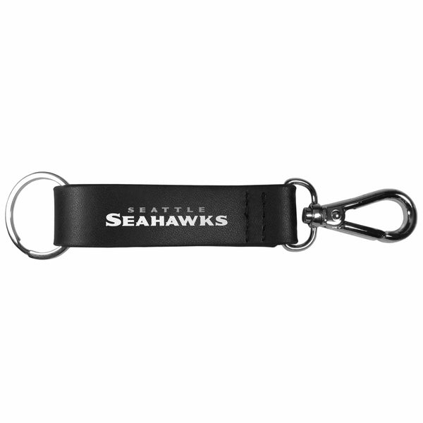 Key Chains Seattle Seahawks Black Strap Key Chain SSK-Sports