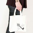 Key Monogram Personalized Tote Bag Tote Bag with Gussets Berry (Pack of 1)-Personalized Gifts for Women-Victorian Purple-JadeMoghul Inc.