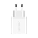 KEYSION 3 Ports Quick Charger QC 3.0 30W USB Charger For iphone XS Max XR 8 7 Plus for Samsung Huawei Xiaomi Fast Charger QC3.0-White-EU-JadeMoghul Inc.