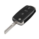 KEYYOU Modified Flip Remote Key Shell For Volkswagen VW Polo Passat B5 Golf MK5 Beetle 3 Buttons Replacement Car Key Cover JadeMoghul Inc.