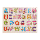 Kids Learning Wooden Puzzle With Number And Letters-Letter-JadeMoghul Inc.