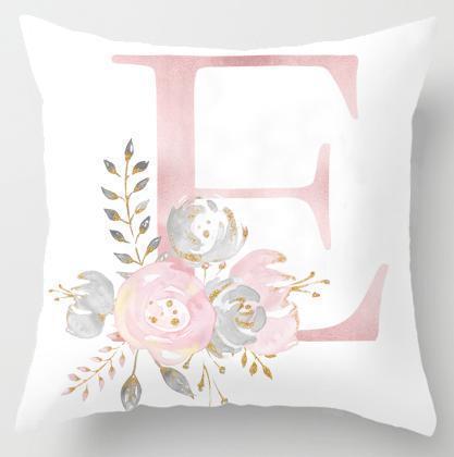 Kids Room Decoration Letter Pillow English Alphabet Children Plush Fabric Almofada Coussin Cushion For Birthday Party Supplies-A5-45x45cm Just Cover-JadeMoghul Inc.