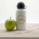 Christmas Presents Kids Wreath Festival Water Bottle