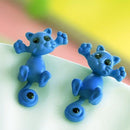 Kittenup New Multiple Color Classic Fashion Kitten Animal brincos Jewelry Cute Cat Stud Earrings For Women Girls-8-JadeMoghul Inc.