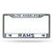 License Plate Frames Los Angeles Rams Chrome Frame