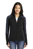 Ladies Port Authority Ladies Colorblock microFleece Jacket. L230 Port Authority