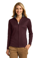 Ladies Port Authority Ladies Vertical Texture Full-Zip Jacket. L805 Port Authority